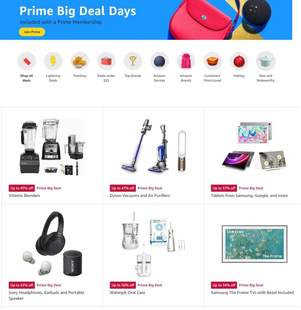 Amazon Prime Big Deal Days 2023 - Page 1