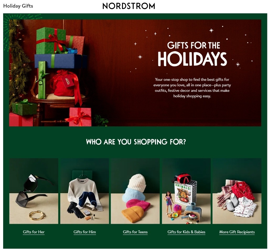Nordstrom Holiday Gift Guide 2023 - Page 1