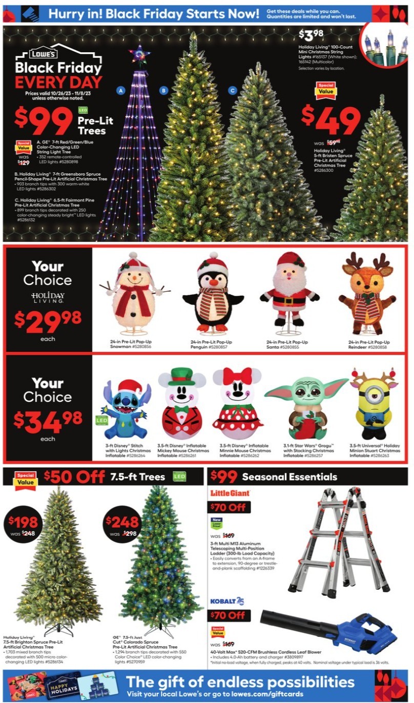 Lowe's Pre-Black Friday 2023 - Page 1