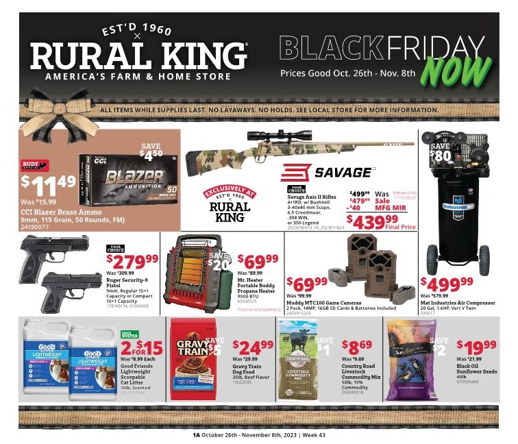 Rural King Pre-Black Friday 2023 - Page 1