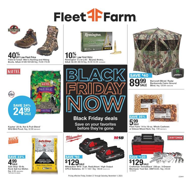 Fleet Farm Pre-Black Friday 2023 - Page 1