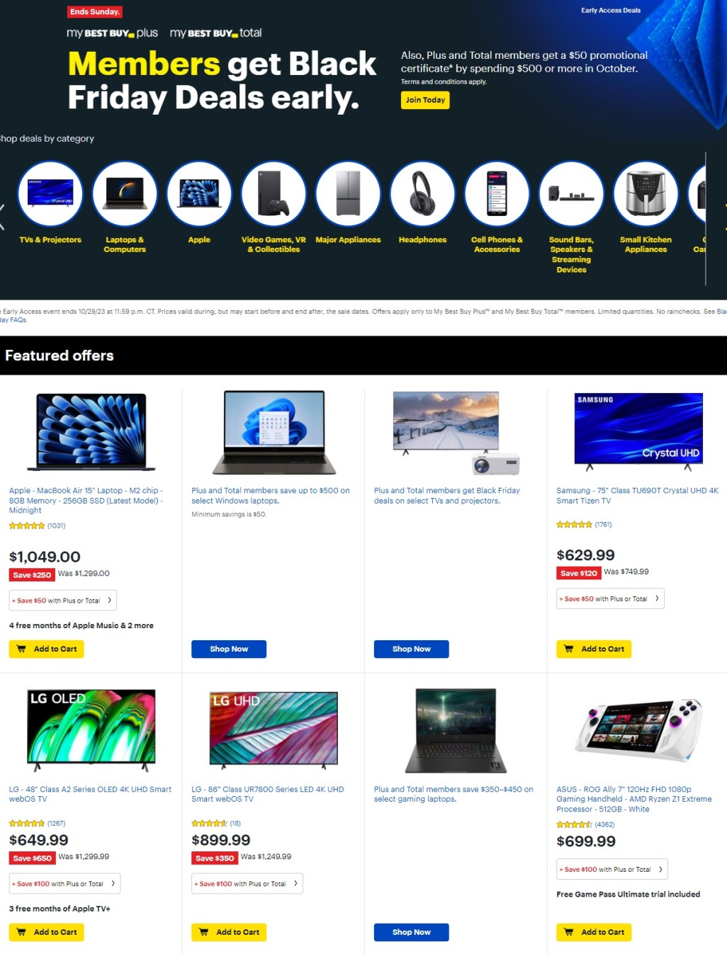 Best Buy Pre-Black Friday 2023 - Page 1