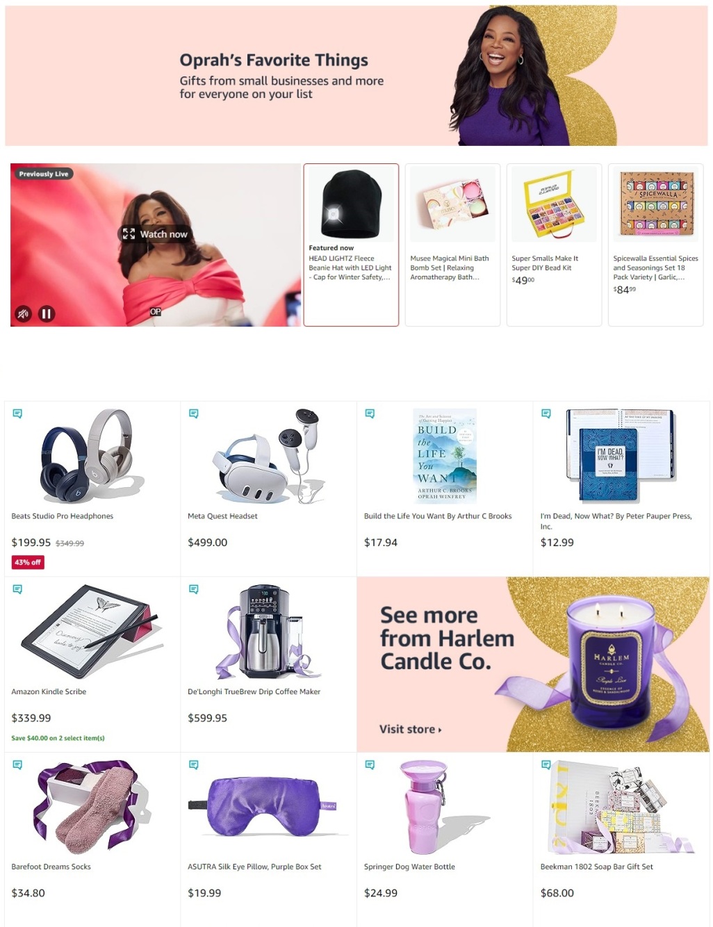 Amazon's Oprah's Favorite Things 2023 - Page 1