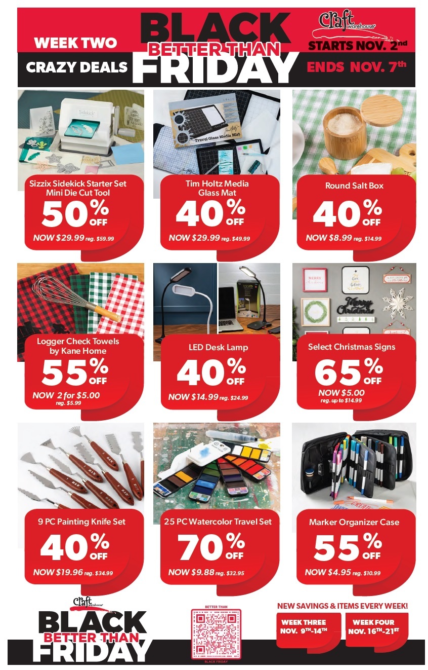 Craft Warehouse Pre-Black Friday 2023 - Page 1