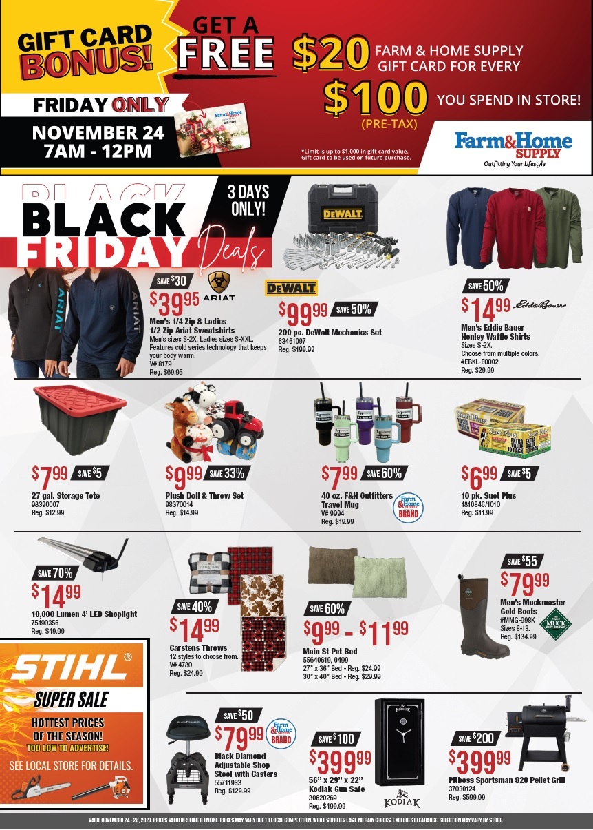 Farm & Home Supply Black Friday 2023 - Page 1
