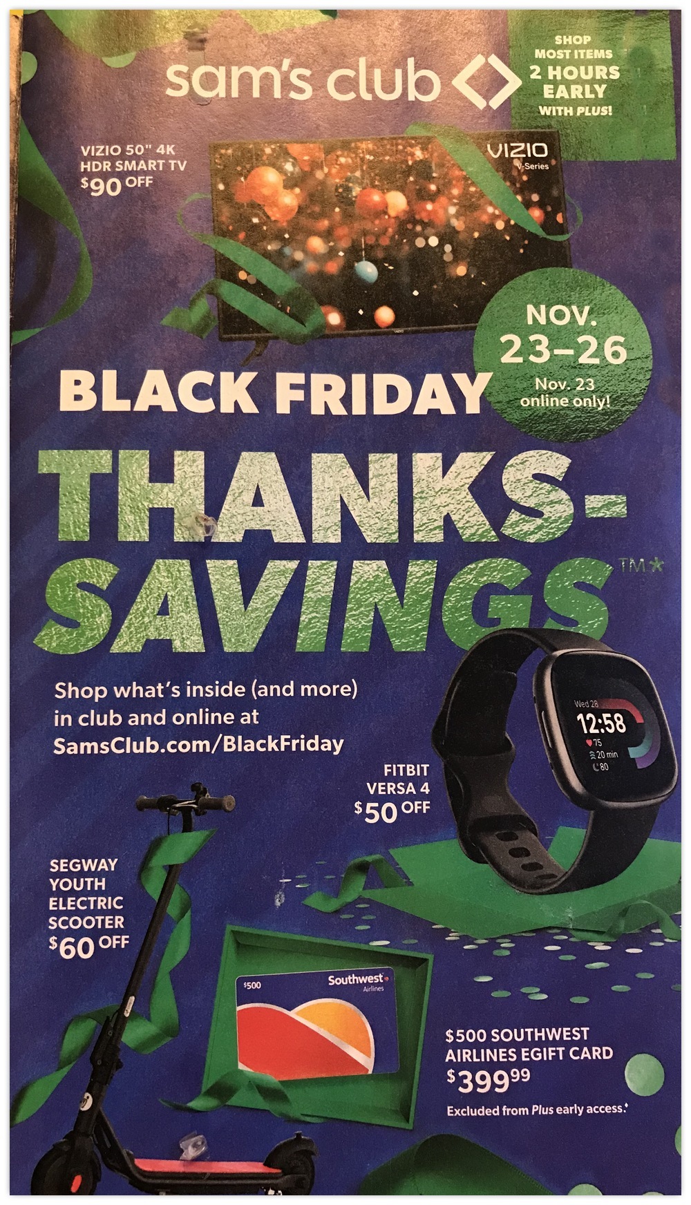 Sam's Club Black Friday 2023 - Page 1