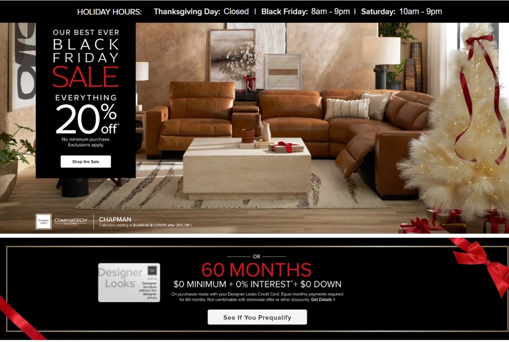 Value City Furniture Black Friday 2023 - Page 1