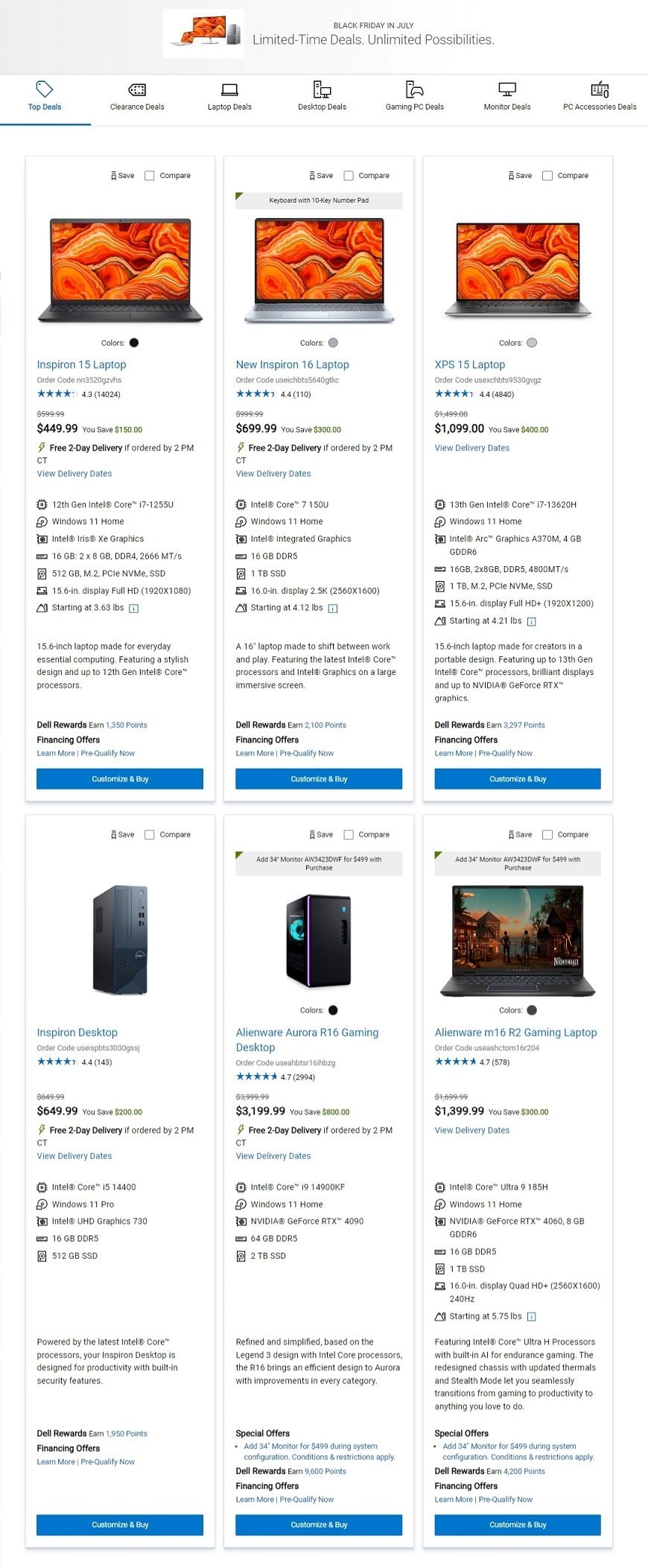 Dell Black Friday in July 2024 - Page 1