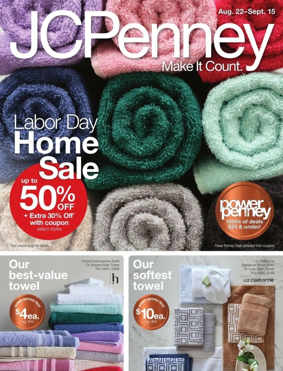 JCPenney Labor Day 2024 - Page 1