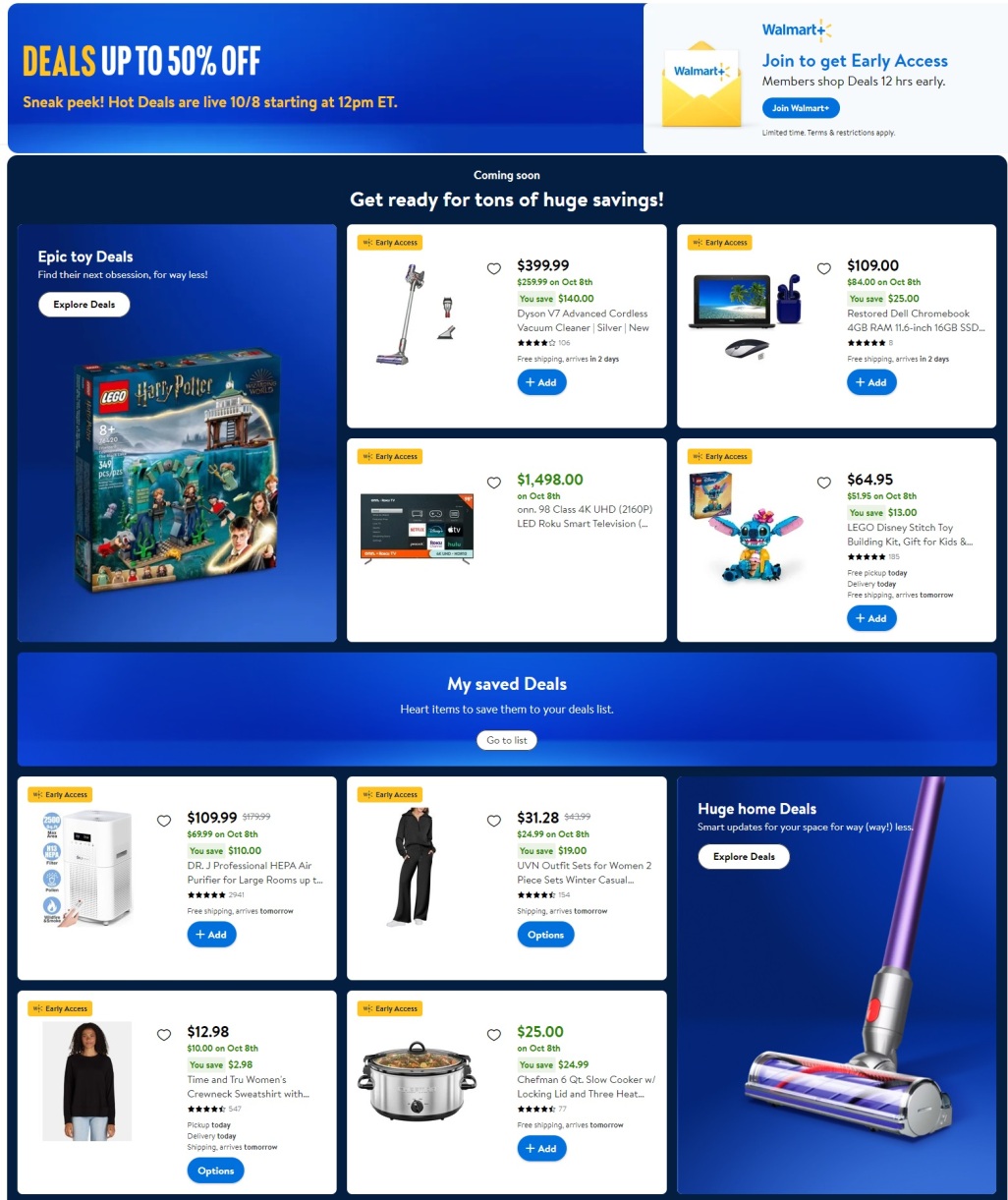 Walmart October Deals 2024 - Page 1