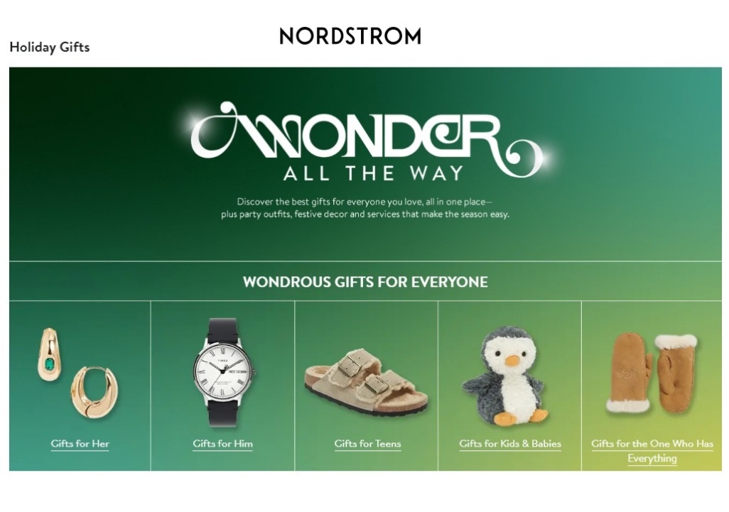 Nordstrom Holiday Gift Guide 2024 - Page 1