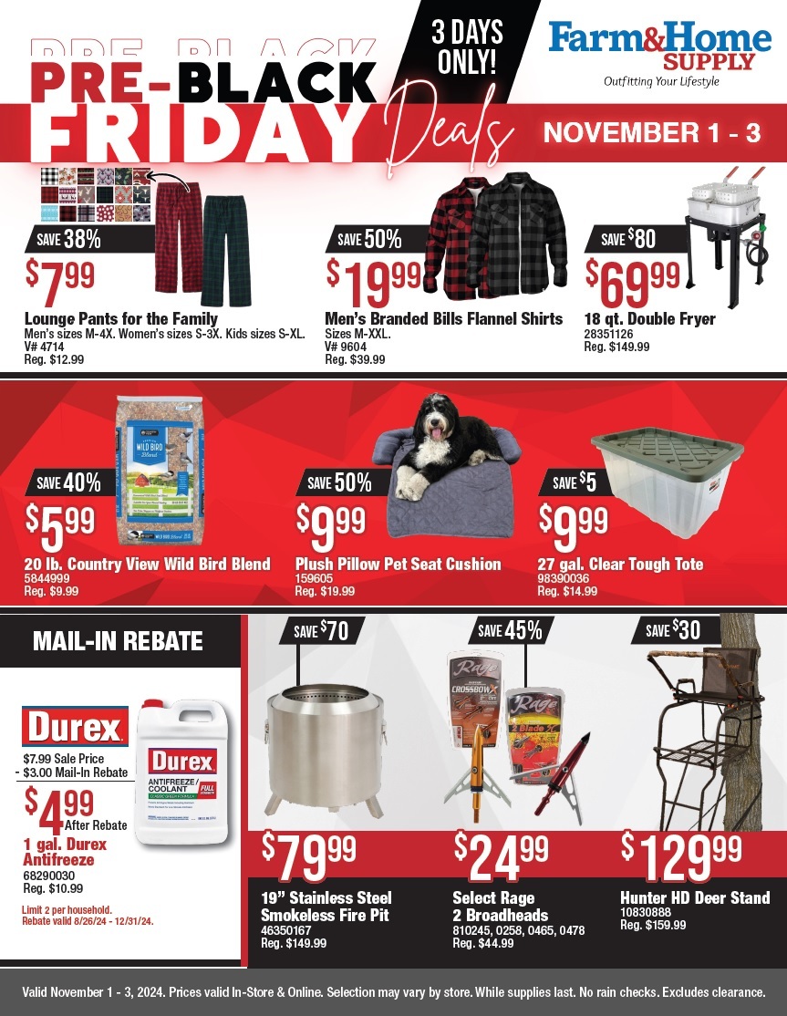 Farm & Home Supply Pre-Black Friday 2024 - Page 1