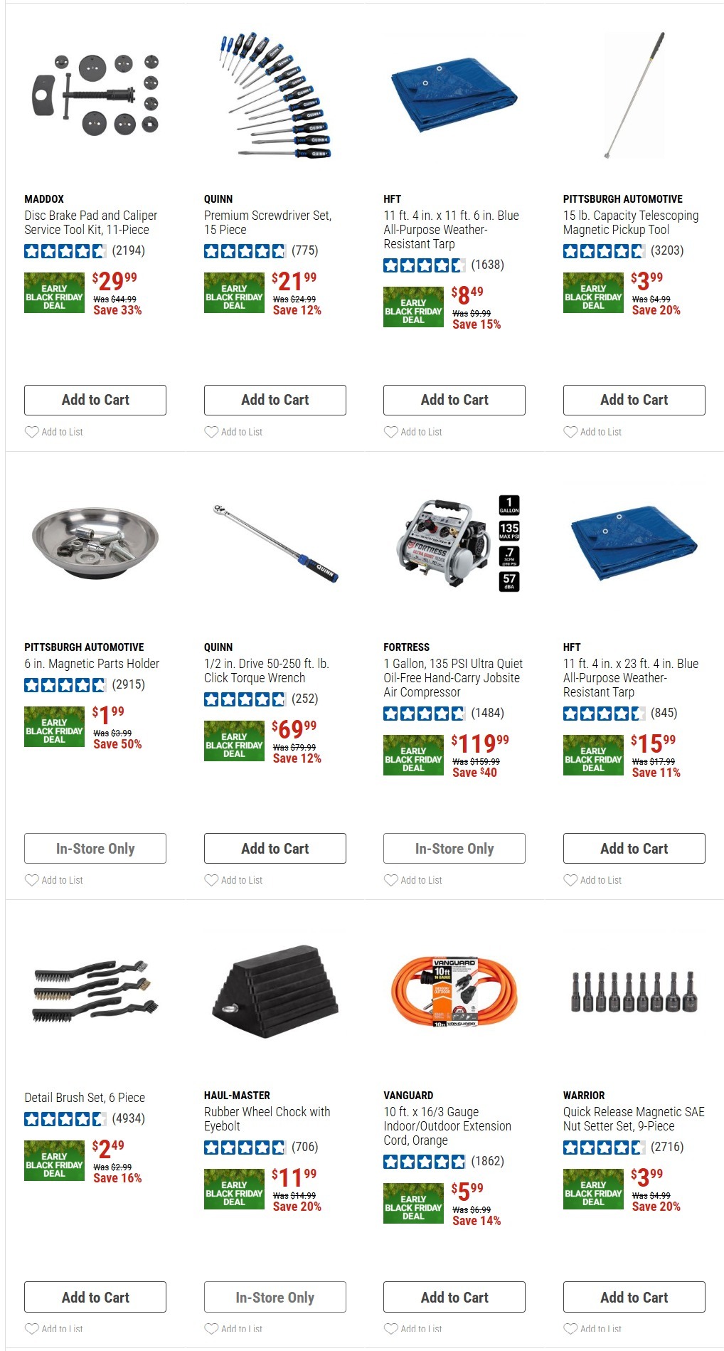 Harbor Freight Tools Pre-Black Friday 2024 - Page 2