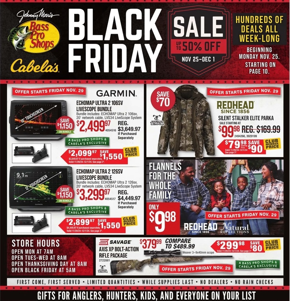 Bass Pro Shops Black Friday 2024 - Page 1