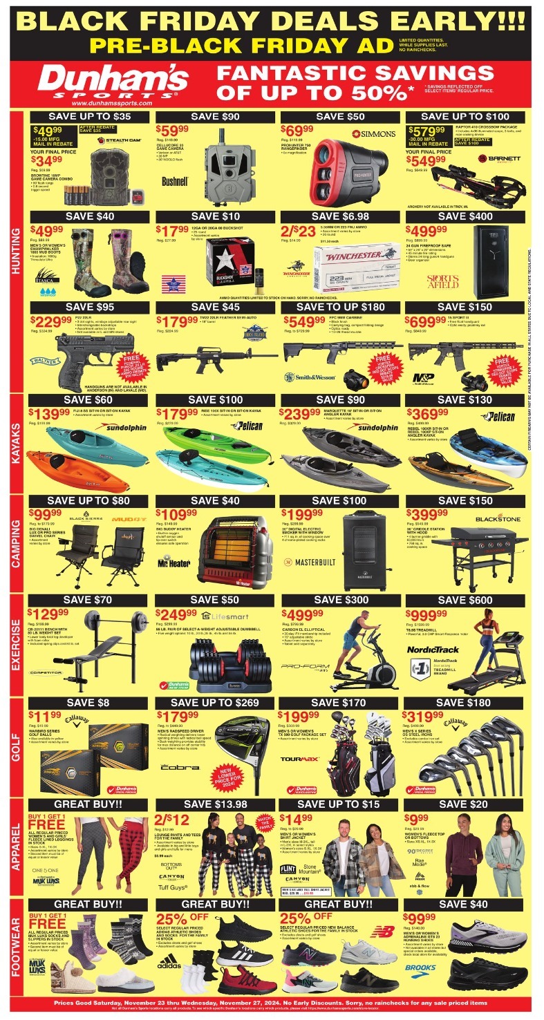 Dunham's Sports Pre-Black Friday 2024 - Page 2