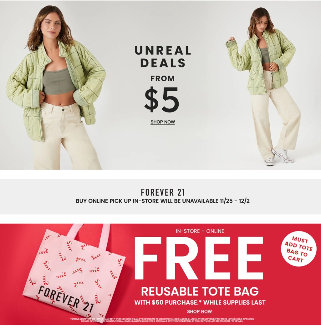 Forever 21 Black Friday 2024 - Page 2
