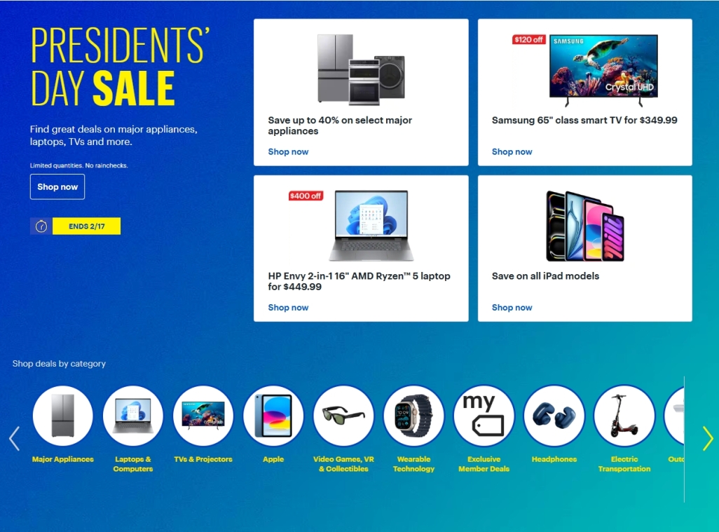 Best Buy Presidents' Day 2025 - Page 1
