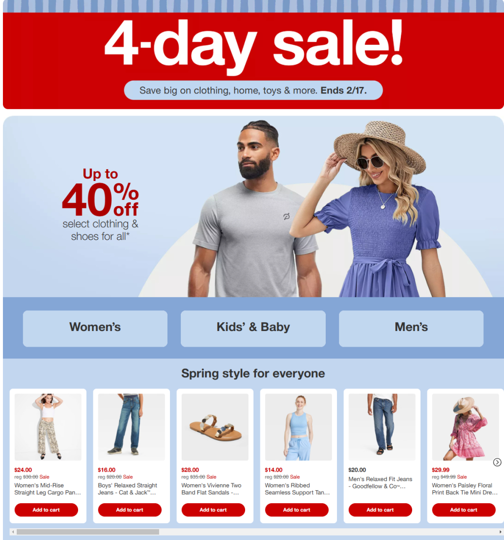 Target Presidents' Day 2025 - Page 1
