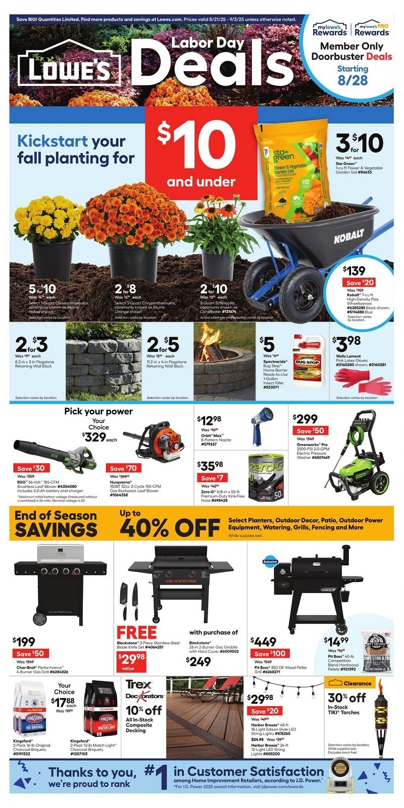 Lowe's Labor Day 2025 - Page 1