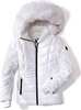 GUESS Women's Faux-Fur-Trim Hooded Puffer Coat