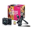 Canon EOS M200 Content Creator Kit, Mirrorless 4K Vlogging Camera with EF-M 15-45mm Lens