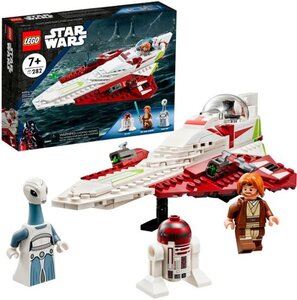 LEGO Star Wars Obi-Wan Kenobis Jedi Starfighter 75333 Toy Building Kit 282 Pieces