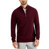 Club Room Men's Quarter-Zip Textured Cotton Sweater