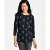 Style & Co Women's Pima Cotton Boat-Neck 3/4-Sleeve Top