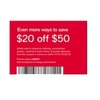 $20 Off $50 Select Clothing & Home Items w/Coupon LOW50