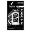$4.50 Off Degree Men UltraClear+ Antiperspirant Deodorant, Black & White, 2.7 oz, 5-count