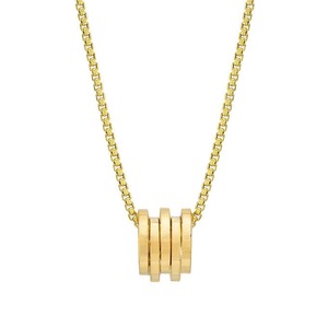 14kt Yellow Gold Rondelle Pendant