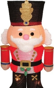 Holiday Living 4-ft Lighted Popup Nutcracker