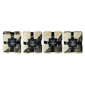 TrueTimber Camo Velvet Berber Throw