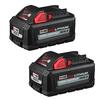 Milwaukee M18 REDLITHIUM HIGH OUTPUT XC 6.0Ah Battery Pack (2pk)