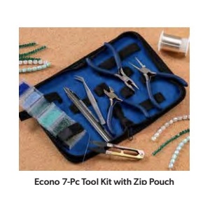 Econo 7-Pc Tool Kit with Zip Pouch by Beadalon