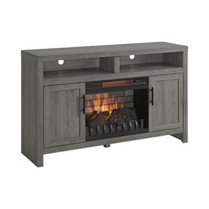Greentouch Pepin Gray 54" Electric Fireplace Entertainment Center