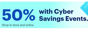 Save 50% Saving Events