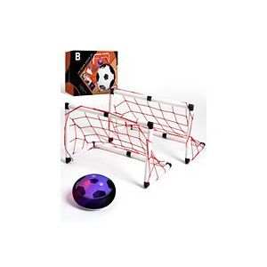 Black Series Hover Air LED Soccer Game with Hover Disc Floats