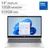 HP 14-inch Laptop w/Intel Core 3 Processor 100U FHD Integrated Graphics