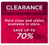 Save Up to 70%  on Clearance