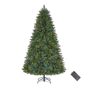 Home Accents Holiday 7.5 ft. Pre-Lit LED Wesley Pine Artificial Christmas Tree