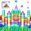 PicassoTiles 101 PC Magnetic Tiles, Magnetic Building Blocks