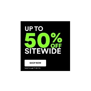 Up to 50% Off Sitewide