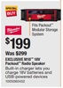 Milwaukee M18 18V Packout Radio Speaker