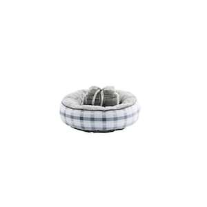 Style Selections Round Gray Polyester Bolster Bed