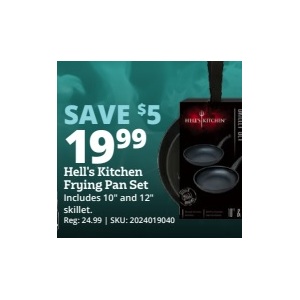 Hell's Kitchen Frying Pan Set