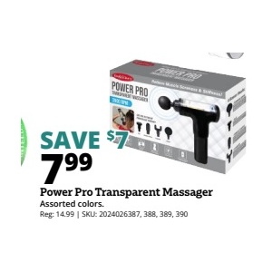 Power Pro Transparent Massager