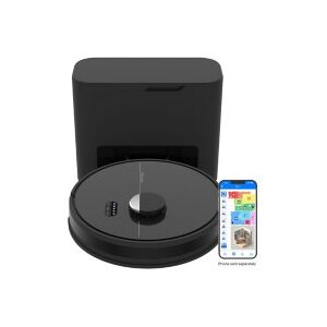 bObsweep Dustin Self-Emptying Robot Vacuum and Mop with 100-Day Dock