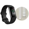 Fitbit Charge 6 Small Fitness Watch, Black Aluminum Case
